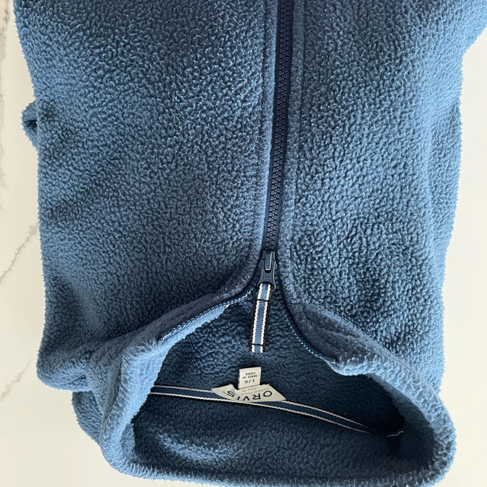 Orvis Kids Navy Fleece Vest